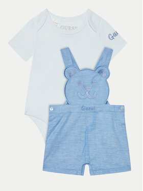 Guess Guess Set body și pantalon P5RG09 J1300 Alb Regular Fit