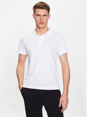 Trussardi Trussardi Polo Emboidered 52T00712 Biały Regular Fit