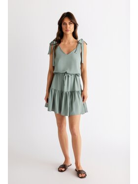 STONE SKIRTS STONE SKIRTS Sukienka letnia Alice Zielony Regular Fit