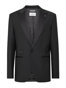 PHILIPP PLEIN PHILIPP PLEIN Marynarka 11593 Czarny Regular Fit