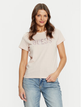 Guess Guess Тишърт W5RI19 I3Z14 Бежов Regular Fit