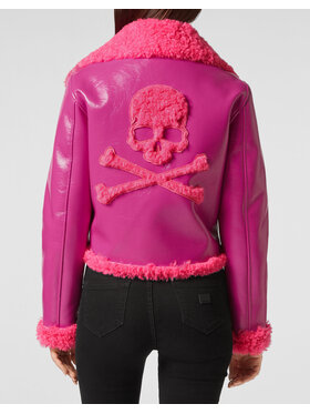 PHILIPP PLEIN PHILIPP PLEIN Ramoneska 565 Różowy Regular Fit