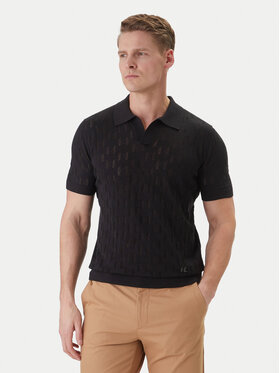 KARL LAGERFELD KARL LAGERFELD Polokošile 655005 562301 Černá Slim Fit