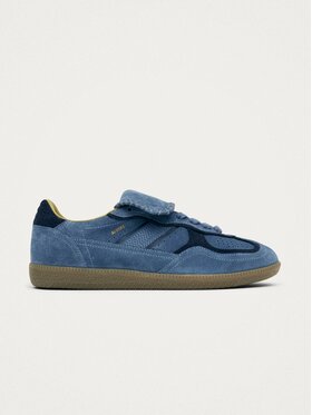 ALOHAS ALOHAS Sneakersy Tb.490 Club Suede Blue Leather Sneakers Niebieski