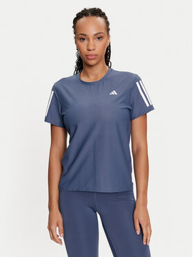 adidas adidas Technisches T-Shirt Own The Run IN1596 Blau Regular Fit