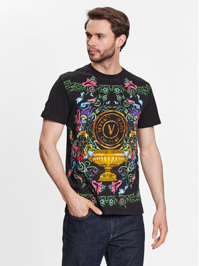 Versace Jeans Couture Versace Jeans Couture T-shirt 74GAH6SG Nero Regular Fit