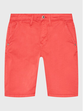 Pepe Jeans Pepe Jeans Pantaloncini di tessuto Blueburn Short PB800726C75 Rosso Regular Fit