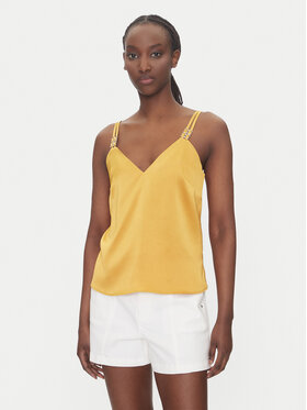 Morgan Morgan Top 242-OLAFI Gelb Slim Fit