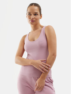 4F 4F Top 4FWSS24TSLEF041 Ružičasta Slim Fit
