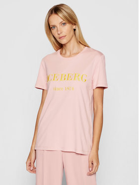 Iceberg Iceberg T-Shirt 21EI2P0F09A6301 Ροζ Regular Fit