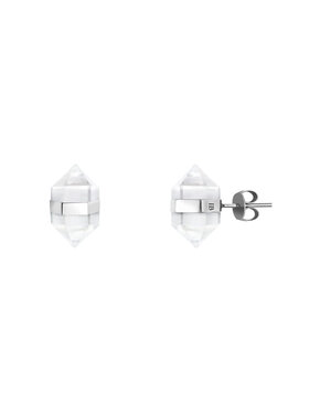 IZABELLA BUDRYN JEWELLERY IZABELLA BUDRYN JEWELLERY Kolczyki z kryształem górskim Srebrny