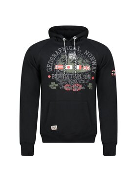 Geographical Norway Geographical Norway Bluza WZ3003H/GN-Black Czarny Regular Fit