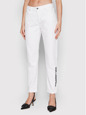 KARL LAGERFELD KARL LAGERFELD Jeansy 221W1101 Bílá Regular Fit