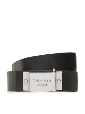 Calvin Klein Jeans Calvin Klein Jeans Pasek Męski Plaque Lthr Belt 40mm K50K510474 Czarny