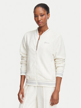 Guess Guess Bundy bomber W6YQ15 K4353 Krémová Regular Fit