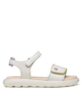 Geox Geox Sandále J Sandal Puffypop Gi J65MSC 05402 C0653 S Biela