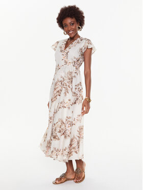 TWINSET TWINSET Sukienka letnia 231TT2458 Beżowy Regular Fit