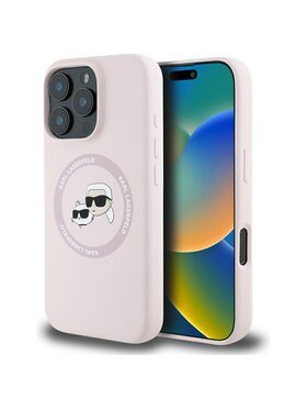KARL LAGERFELD KARL LAGERFELD Etui na telefon iPhone 16 Pro Max Różowy