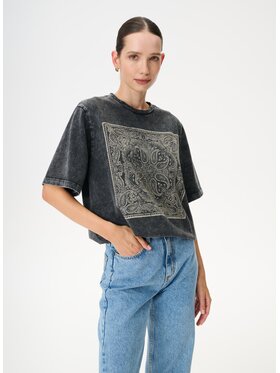 LEBRAND LEBRAND T-Shirt Danny Szary ciemny Regular Fit