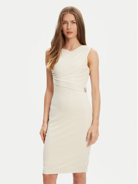 Guess Guess Hétköznapi ruha W5YK27 KAQL2 Ekru Regular Fit