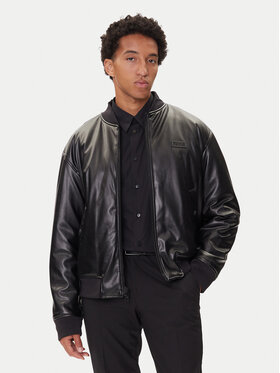 Versace Jeans Versace Jeans Μπόμπερ μπουφάν 79GAS407 Μαύρο Regular Fit