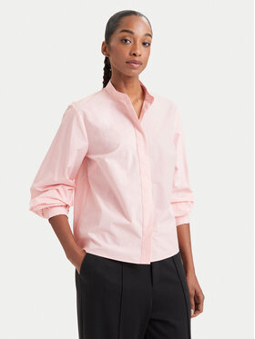 Simple Simple Marškiniai 62KLD102 Rožinė Regular Fit
