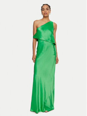 STAUD STAUD Вечірня сукня Naomi R24P2193SA Зелений Regular Fit