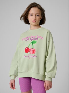 4F 4F Felpa 4FJRSS26TSWSF2903-47S Verde Loose Fit