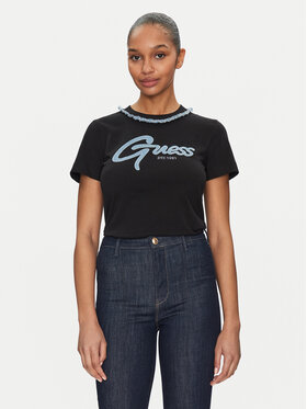 Guess Guess Тишърт W5GI03 I3Z14 Черен Regular Fit