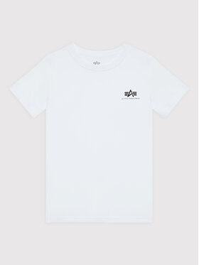 Alpha Industries Alpha Industries T-shirt Basic Small Logo 196704 Bianco Regular Fit