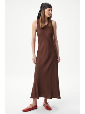 MARI PRETI MARI PRETI Abito da cocktail Ravelle Marrone Regular Fit