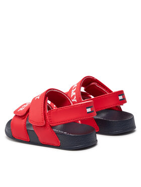 Tommy Hilfiger Sandali T1B2-33453-1172 M Rdeča