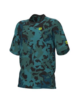 Alé Cycling Alé Cycling Koszulka rowerowa Off Road Corner Niebieski Relaxed Fit