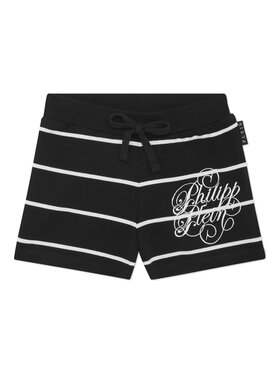 PHILIPP PLEIN PHILIPP PLEIN Športové kraťasy 28279 Čierna Jogger Fit
