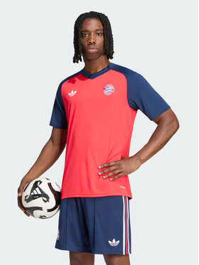 adidas adidas Koszulka techniczna 171372 Czerwony Slim Fit