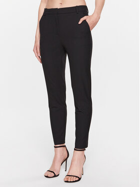 Pinko Pinko Hlače Bello 100155 A0HO Crna Cropped Fit