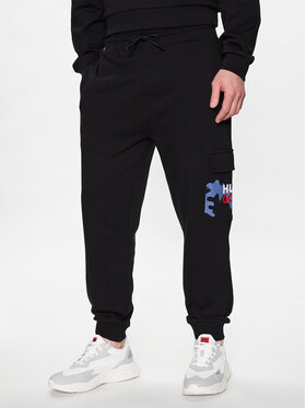 Hugo Hugo Pantaloni da tuta 50482895 Nero Relaxed Fit