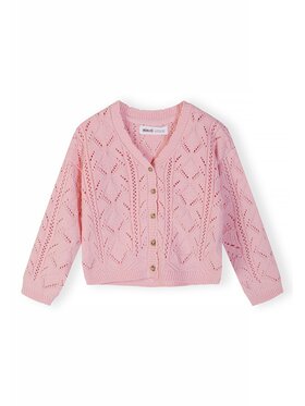 minoti minoti Kardigan 30KNIT101 Różowy Regular Fit