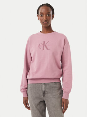 Calvin Klein Jeans Calvin Klein Jeans Majica dugih rukava Monologo LV047B234G Tamno roza Regular Fit