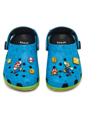 Crocs Crocs Pantoletten Super Mario Core Classic Clog Kids 212140 Bunt