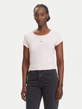 Calvin Klein Jeans Calvin Klein Jeans Tričko LV047C200G Ružová Slim Fit