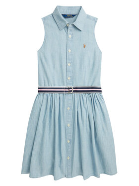 Polo Ralph Lauren Polo Ralph Lauren Rochie tip cămașă 313934151001 Albastru celest Regular Fit