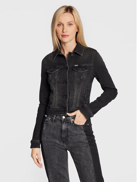 LTB LTB Jeansová bunda Destin Revna Wash 60465 13593 Černá Slim Fit