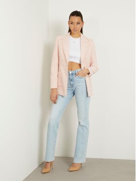 Guess Guess Top 161417 Biały Classic Fit