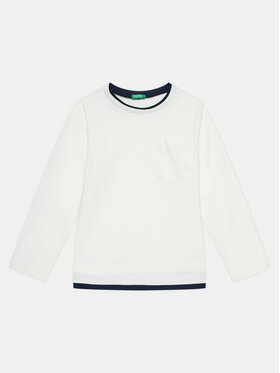 United Colors Of Benetton United Colors Of Benetton Blusa 3KWZC10JK Bianco Regular Fit