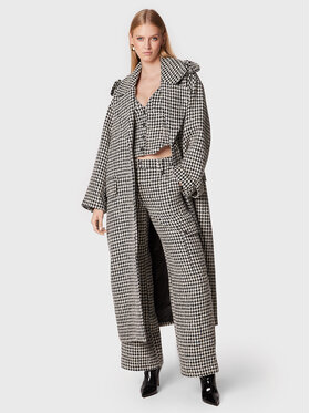 ROTATE ROTATE Vlnn kabt Sparkly Houndstooth RT1904 Bl Oversize