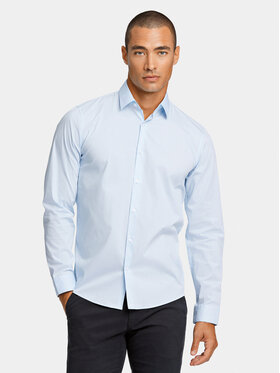 Lindbergh Lindbergh Hemd 30-203172 Himmelblau Slim Fit