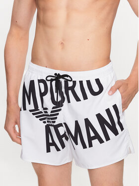 Emporio Armani Emporio Armani Plavecké šortky 211740 3R424 93410 Bílá Regular Fit