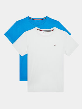 Tommy Hilfiger Tommy Hilfiger Komplet 2 t-shirtów UB0UB00310 Kolorowy Regular Fit