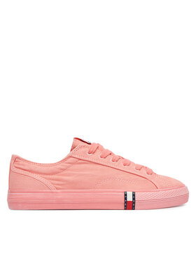 Tommy Jeans Tommy Jeans Teniszcipő Archive Vulc Y2K Washed Canvas EN0EN02957 Rózsaszín